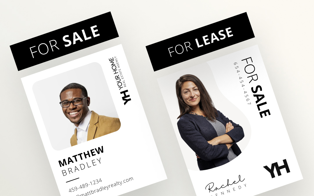 Real Estate Yard Signs: Downloadable Canva Templates to Elevate Your Marketing