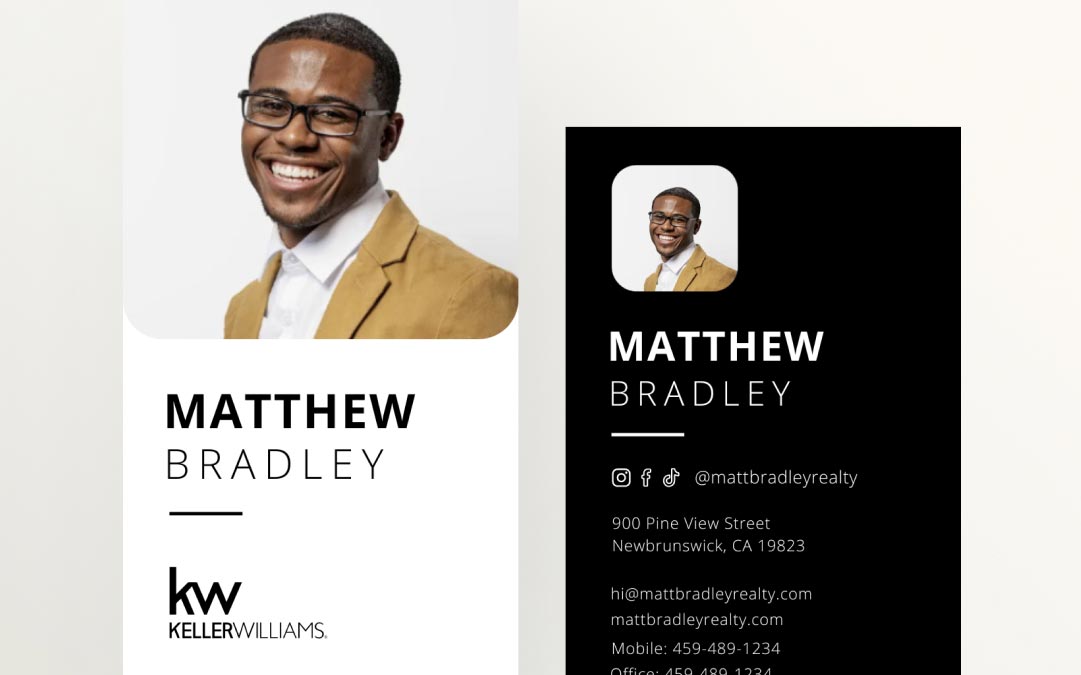 Business cards for realtors